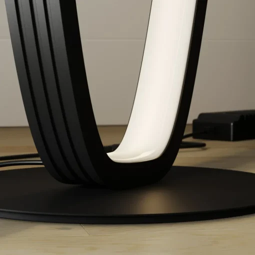 Lucande LED-gulvlampe Bronwyn, 122 cm, antrasitt, aluminium| Gulvlamper