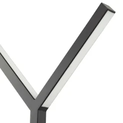 Lucande LED-gulvlampe Ilian, svart, metall, CCT, dimbar Best