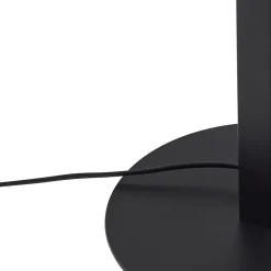 Lucande LED-gulvlampe Ilian, svart, metall, CCT, dimbar Best