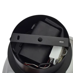 Lucande LED-hengelampe Dain, 1 lyskilde, røykgrå, glass Outlet