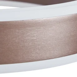 Lucande LED-hengelampe Kolo, 86 cm, 2 lyskilder, brun, dimbar| Led-Innendørs|Pendellamper