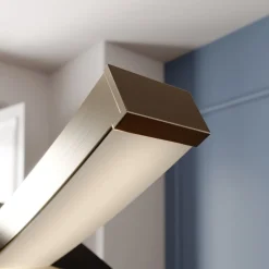 Lucande LED-hengelampe Marija, 91 cm, svart, dimbar| Pendellamper