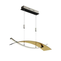 Lucande LED-hengelampe Marija, 91 cm, svart, dimbar| Pendellamper