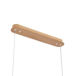 Lucande LED-hengelampe Maruta, tre, bjelkeform, 120 cm, 3000K| Pendellamper