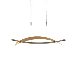 Lucande LED-hengelampe Marija, 91 cm, gullfarget, dimbar Clearance