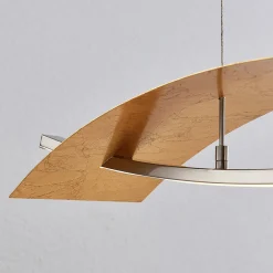 Lucande LED-hengelampe Marija, 91 cm, gullfarget, dimbar Clearance