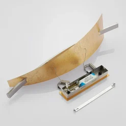 Lucande LED-hengelampe Marija, 91 cm, gullfarget, dimbar Clearance