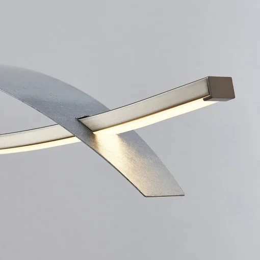 Lucande LED-hengelampe Marija, 91 cm, sølv, dimbar Sale