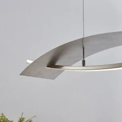 Lucande LED-hengelampe Marija, 91 cm, sølv, dimbar Sale