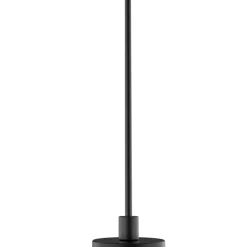 Lucande LED-hengelampe Savete, røykgrå, glass, Ø 12 cm| Led-Innendørs