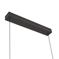 Lucande LED-pendel Madu, svart, metall, 92,5 cm lang Best