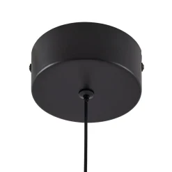 Lucande LED-pendellampe Hayley, svart, 1 lyskilde, glass| Pendellamper