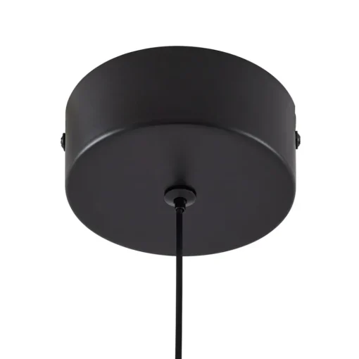 Lucande LED-pendellampe Hayley, svart, 1 lyskilde, glass| Pendellamper