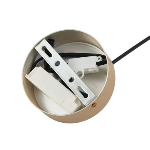 Lucande LED-pendellampe Livie, beige, aluminium, Ø 50 cm Discount