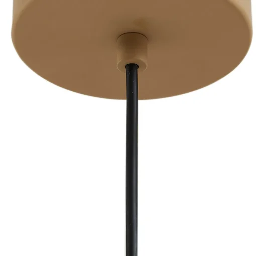 Lucande LED-pendellampe Livie, beige, aluminium, Ø 50 cm Discount