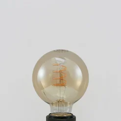 Lucande LED-pære E27 G95 4W 2 700 K dimbar rav| E27 Pærer|Dimbar Led-Pære