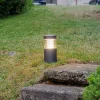Lucande LED-sokkellampe , 27 cm, antrasitt, IP54 Discount
