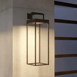 Lucande LED-solcellelampe Lynzy, 58 cm, svart, metall, IP65 Online