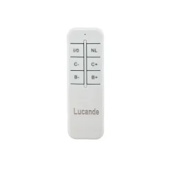 Lucande LED-taklampe Teniona, 132 cm, svart, aluminium Sale