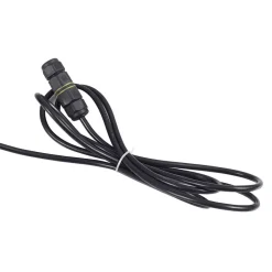 Lucande LED-utelampe Filor, svart, aluminium, 250 cm| Kommersiell Utebelysning|Led-Utendørs