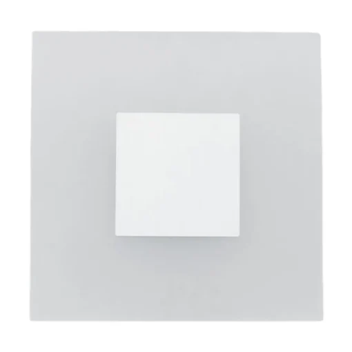 Lucande LED-vegglampe Berlind, 26 cm, hvit, glass, metall Outlet
