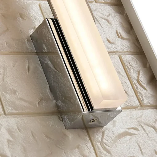 Lucande LED-vegglampe til bad Julie, 32 cm høy, krom, IP44| Led-Innendørs|Vegglamper