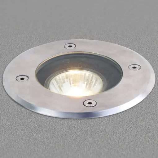Lucande nedfelt lampe Ava, Ø 12 cm, rund, IP67, GU10| Nedfelt Utebelysning|Utespotter