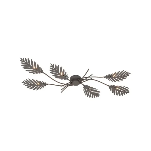 Lucande Nelian taklampe med plantedekor, G9| Vegglamper