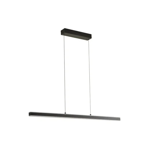 Lucande Pendolo LED-hengelampe, svart, aluminium, 120 cm| Led-Innendørs|Pendellamper