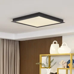 Lucande Smart LED taklampe Leicy svart 65 cm RGB CCT| Butikkbelysning|Design- Og Hotellbelysning
