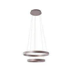 Lucande Smart LED-pendel Yonam, kaffe, 2-lys, Tuya Best