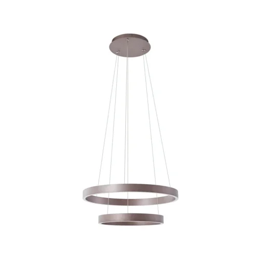 Lucande Smart LED-pendel Yonam, kaffe, 2-lys, Tuya Best