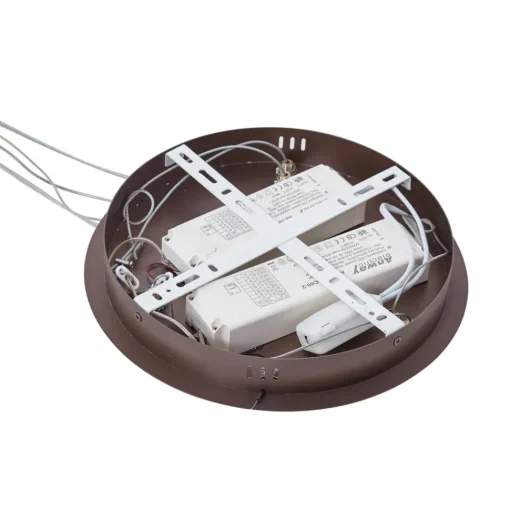 Lucande Smart LED-pendel Yonam, kaffe, 2-lys, Tuya Best