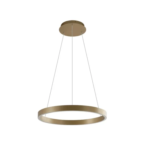 Lucande Smart LED-pendellampe Yonam, gull, 1-lys, Tuya Outlet