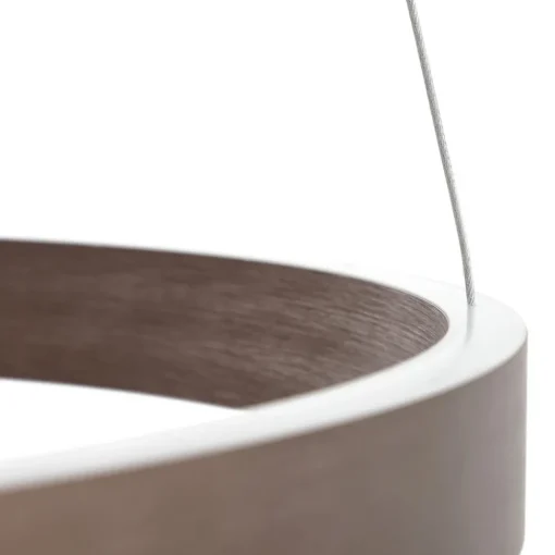 Lucande Smart LED-pendellampe Yonam, kaffe, 1-lys, Tuya Clearance