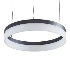 Lucande Smart LED-pendellampe Squillo svart Tuya RGBW CCT| Smarthus Belysning