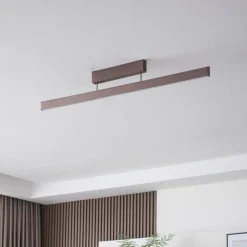 Lucande Smart LED-taklampe Mylosh, kaffe, CCT, Tuya| Smarthus Belysning