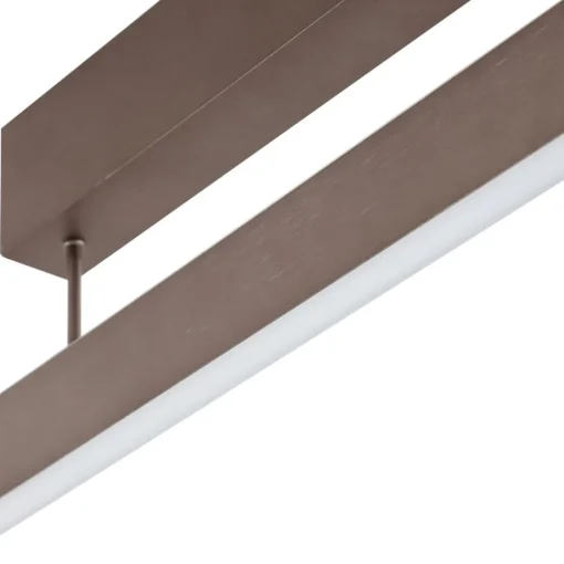 Lucande Smart LED-taklampe Mylosh, kaffe, CCT, Tuya| Smarthus Belysning