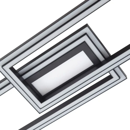 Lucande Smart LED-taklampe Tjado 115 cm svart RGB CCT Sale