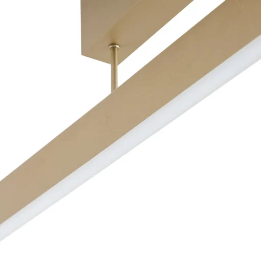 Lucande Smart LED-taklampe Mylosh, gull, CCT, Tuya Online