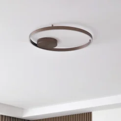 Lucande Smart LED-taklampe Moise, kaffe, CCT, Tuya Discount