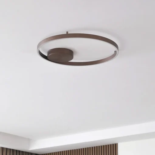 Lucande Smart LED-taklampe Moise, kaffe, CCT, Tuya Discount