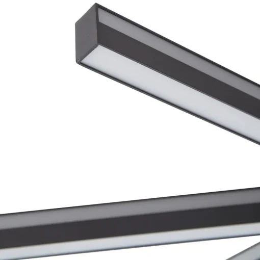Lucande Smart LED-taklampe Tjado, Ø70 cm, svart, RGBW Sale
