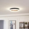 Lucande Smart LED-taklampe Squillo svart Tuya RGBW CCT| Smarthus Belysning