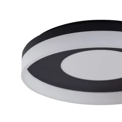 Lucande Smart LED-taklampe Squillo svart Tuya RGBW CCT| Smarthus Belysning