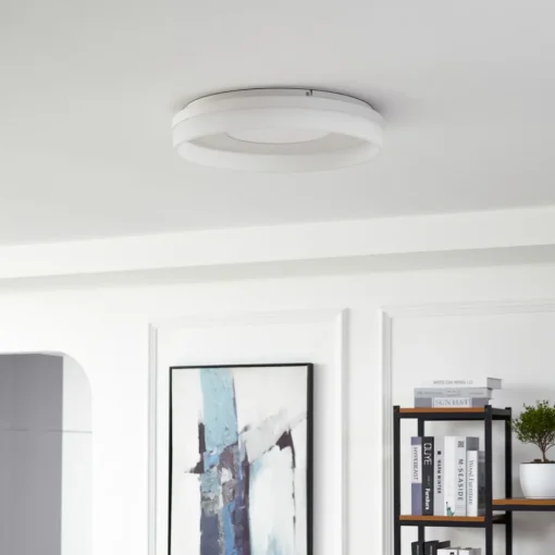 Lucande Smart LED-taklampe Squillo hvit Tuya RGBW CCT Sale