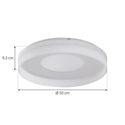 Lucande Smart LED-taklampe Squillo hvit Tuya RGBW CCT Sale