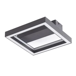 Lucande Smart LED-taklampe Tjado, 30 cm, svart, RGBW| Led-Innendørs