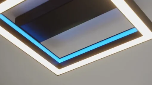 Lucande Smart LED-taklampe Tjado, 30 cm, svart, RGBW| Led-Innendørs