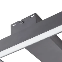 Lucande Smart LED-taklampe Tjado, 30 cm, svart, RGBW| Led-Innendørs